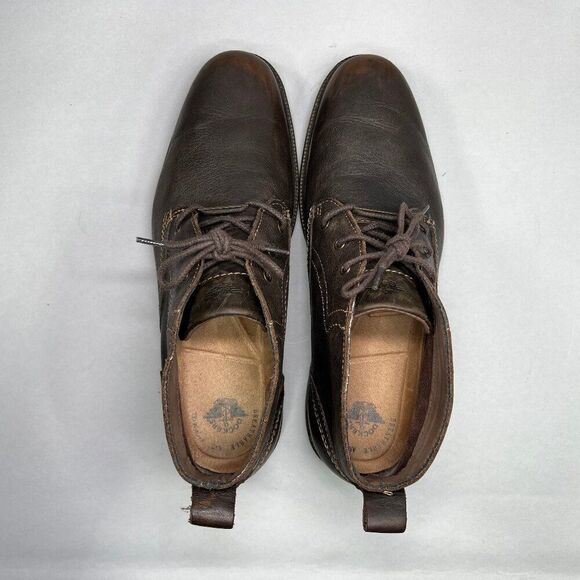 Dockers Men's Size 10.5 Brown Leather Waterproof Chukka Boots - Picture 8 of 12